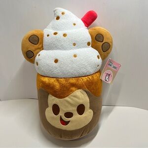 Disney Munchlings Mickey Mouse Iced Cookie Latte 16" Plush Stuffed Toy Drink